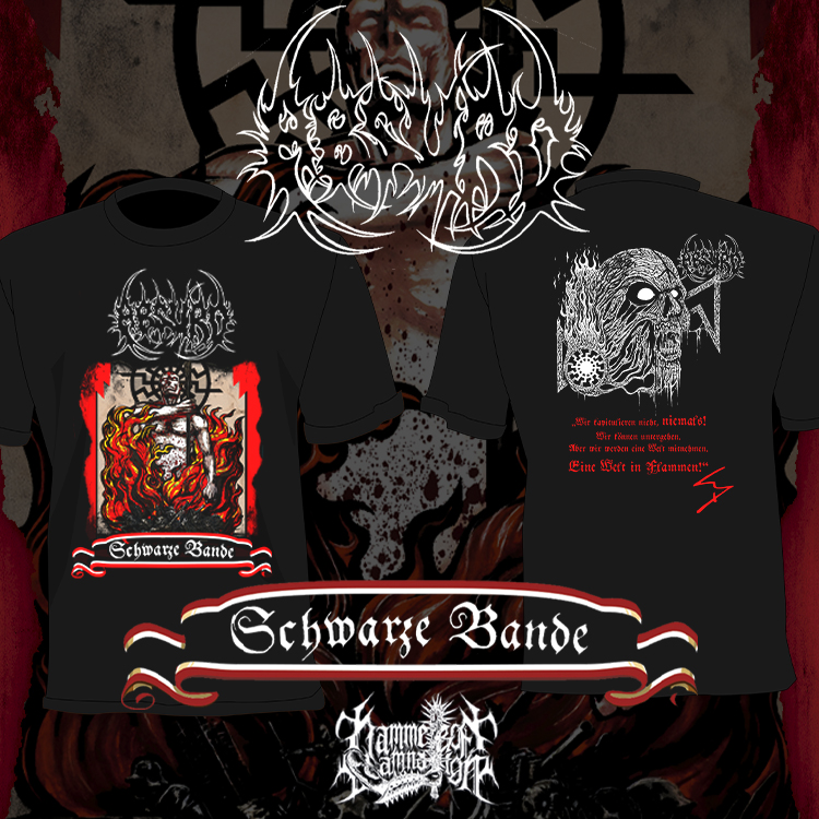Absurd Schwarze Bande Camisa ⛧ Black Metal Store
