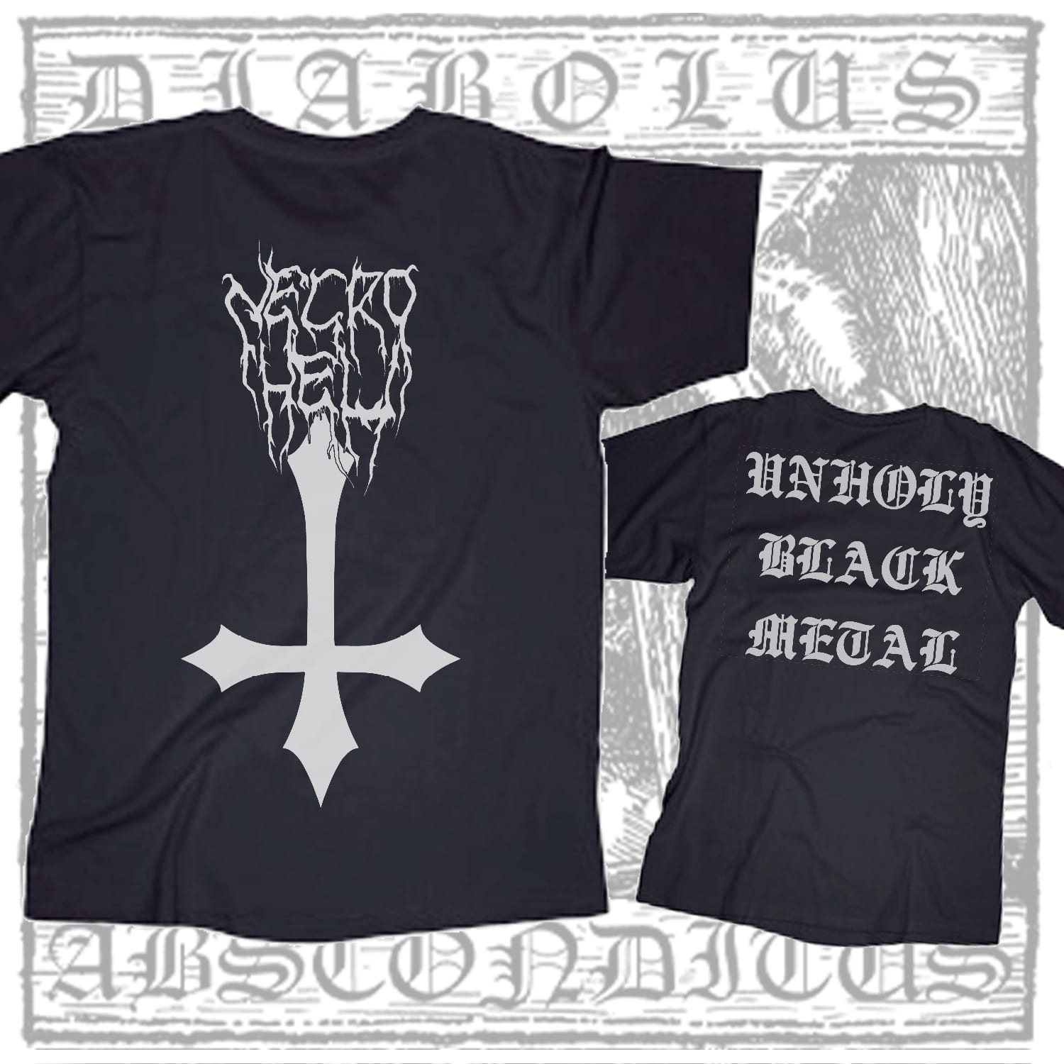 NECROHELL - Unholy Black Metal (camiseta oficial)